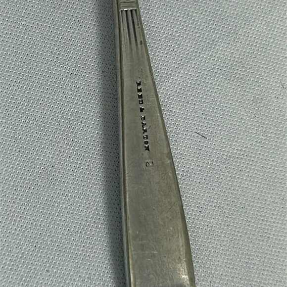 Vintage Reed Barton Silver Plate Childrens Spoon Hotel Knight 4.5" Long - Picture 4 of 8